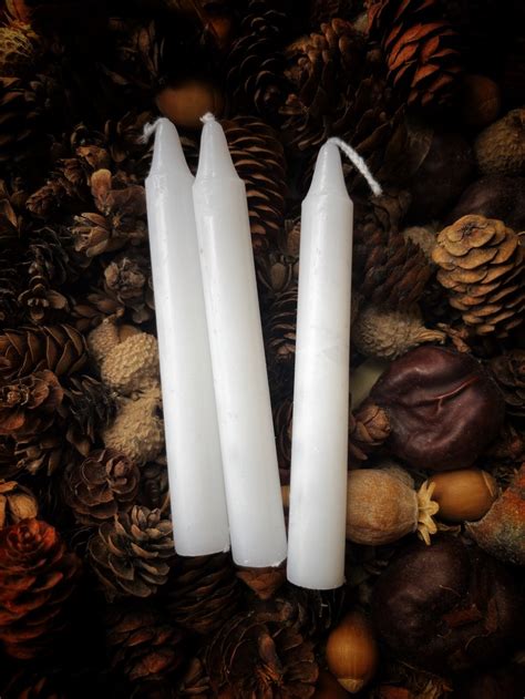 Altar Candles White 4in | TheWitchery.Ca