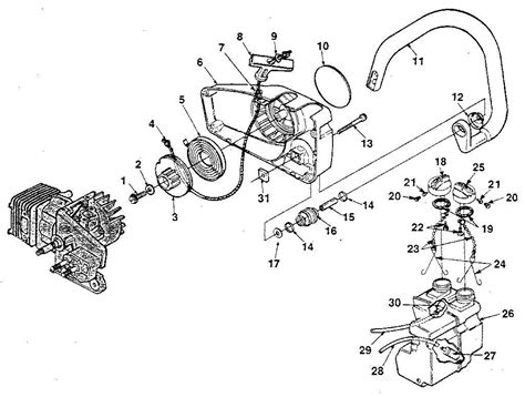 Craftsman 18 Chainsaw Fuel Line Diagram