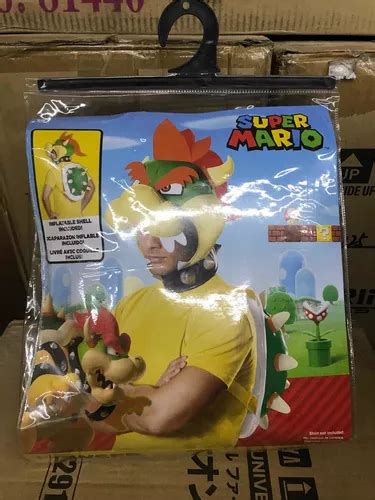 Bowser Adulto Roleplay Disguise Mario Bros Disfraz Caparazon En Venta