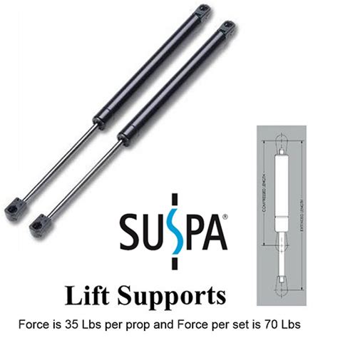 SUSPA® C16-10176 35-LB Limit Gas Spring/Prop/Strut/Shock Lift Support ...