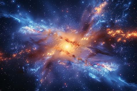 premium photo massive star illuminating  sky