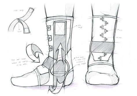 Lp Support Ankle Brace Sketchproduct Design On Behance