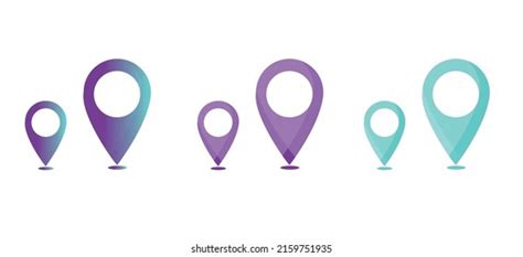 Map Pin Flat Design Style Modern Stock Vector (Royalty Free) 2159751935 ...