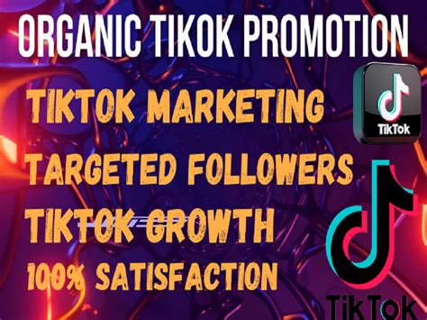 Tiktok Promotion Tiktok Marketing Tiktok Followers Tiktok Growth Upwork