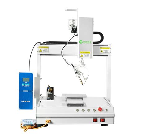 Desktop 3 Axis Automatic Pcb Led Wire Production Line Rotary Soldering