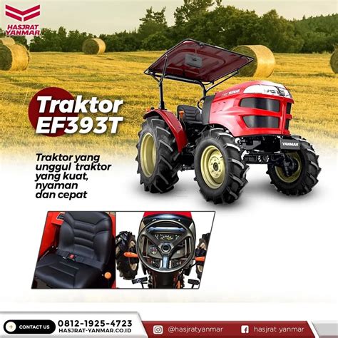 Traktor Pertanian Yanmar EF393T Kuat Nyaman Dan Cepat