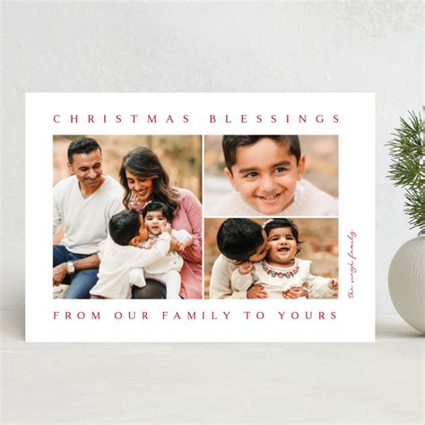 family blessing Christmas Photo Cards by Kasia Labocki | Minted