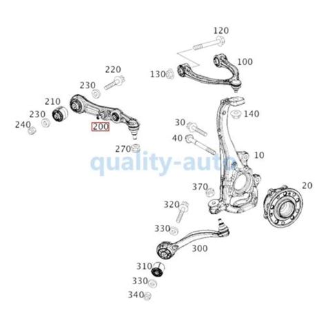 Brazo De Control De Suspensi N Inferior Delantera Izquierda Para Benz