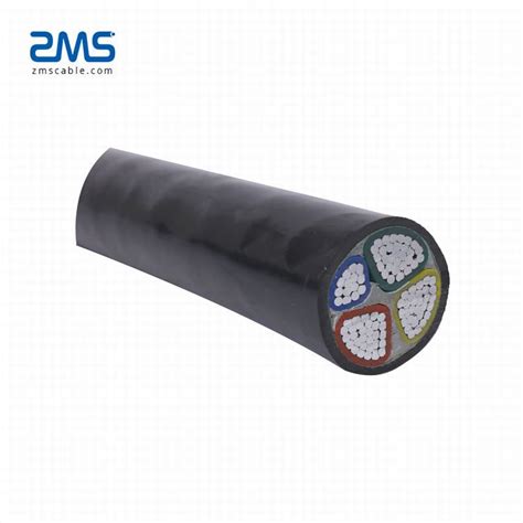 Iec60502 11kv Grade Copper Conductor Xlpe Pvc Insulation 4 Core 120mm2 Low Voltage Cable