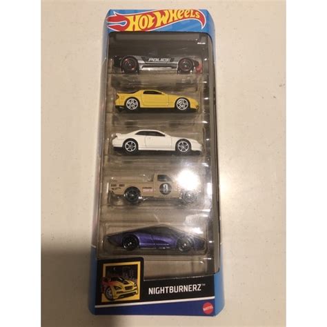 Hot Wheels 5 Packs Series Motor Show And Nightburnerz Shopee Malaysia