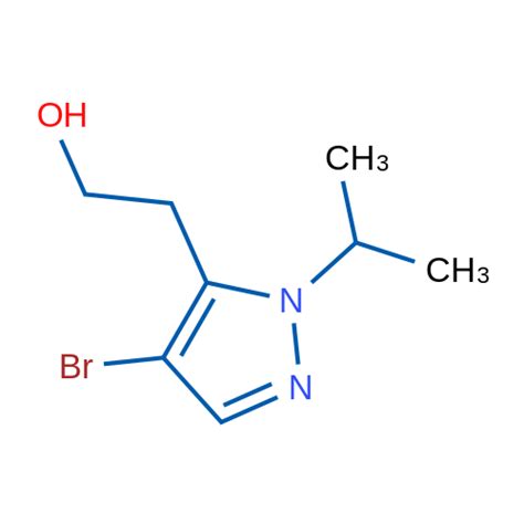 1538798 31 0 2 4 Bromo 1 Propan 2 Yl 1H Pyrazol 5 Yl Ethan 1 Ol BLD