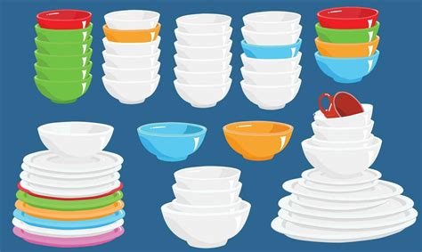 Stack Of Dishes Clipart