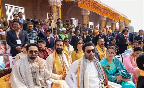 Many Bollywood Celebrities Attended Ram Mandir Inauguration Ritz