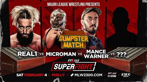 MLW añade un Dumpster Match para SuperFight 2023