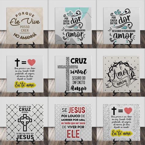 Kit 100 Artes para Sublimação Gospel Editável Cdr Elo7