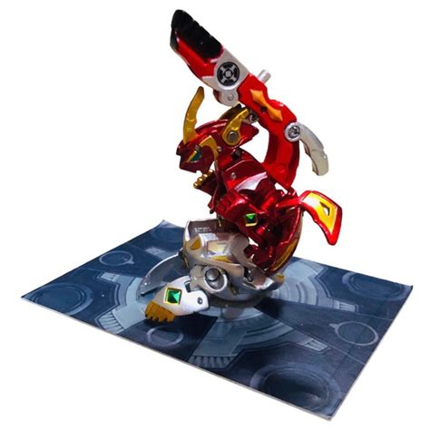 Bakugan Titanium Dragonoid Pyrus Red Mechtanium Surge Custom Etsy