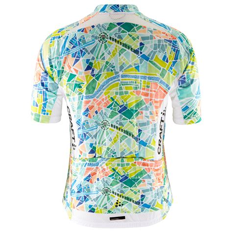 Craft Short Sleeve Jersey Adv Endurance Graphic Green Blue White