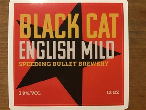 Black Cat Mild Ale Speeding Bullet Brewery Untappd