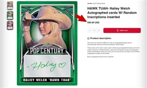 Hawk Tuah Girl Sells Autographed Cards For 100