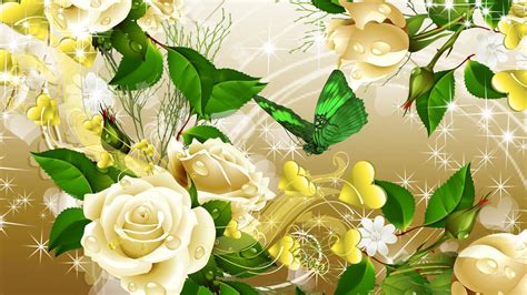 3D Yellow Rose Wallpapers | Best Yellow Rose HD LiveWallpaper