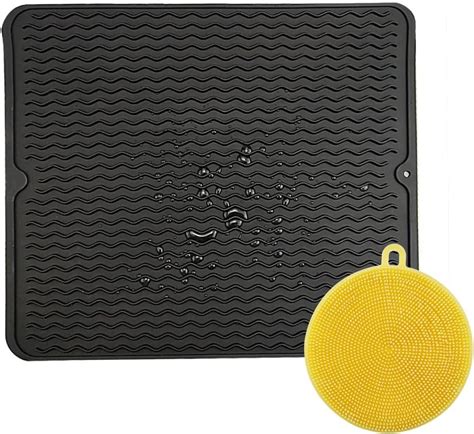 Hotype Tapis De S Chage Vaisselle En Silicone Organisateur D Vier