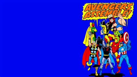 Avengers Assemble Comic Wallpaper