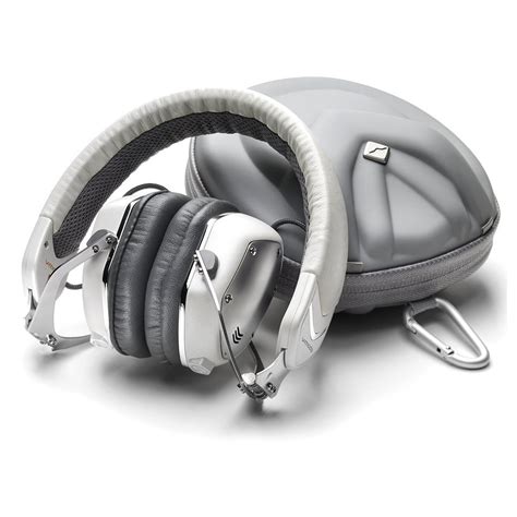 DISC V Moda XS On Ear Headphones White Silver Na Gear4Music