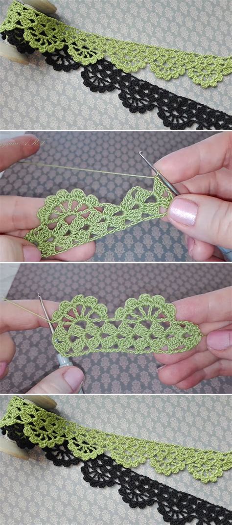 Crochet Lace Tape Edging Or Border