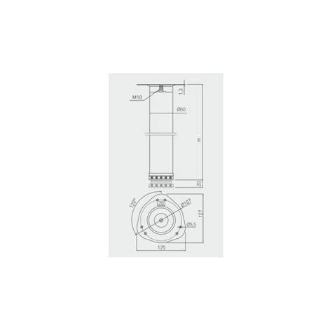 Noga Meblowa Okr G A Gtv Innovo H Inox Stal Szczotkowana Sztuki