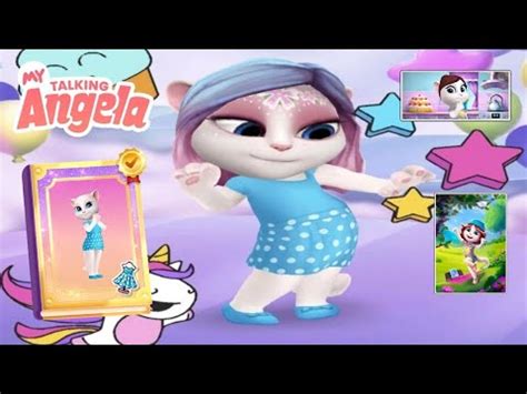 The Dotty Dress sticker album My Talking Angela gameplay 4 Моя