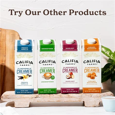 Buy Califia Farms Unsweetened Almond Milk Coffee Creamer Dairy And