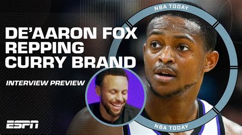 De Aaron Fox On Being The Very First Curry Brand Athlete Interview