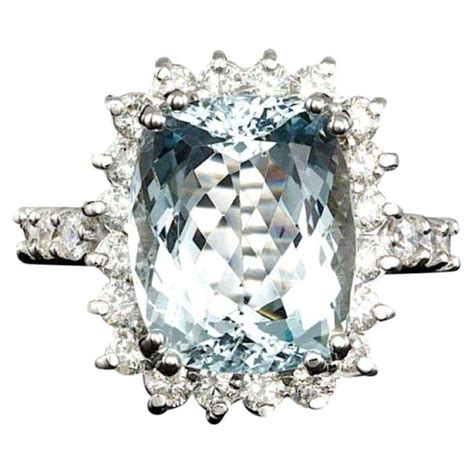 Antique Aquamarine Cocktail Rings - 1,242 For Sale at 1stDibs | large ...