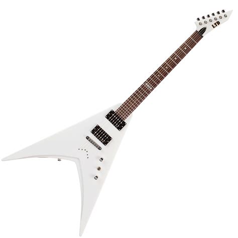 DISC ESP LTD V 50 Electric Guitar Snow White At Gear4music