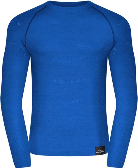 Fjord Nansen Koszulka Merino Longsleeve 5908221347247 Niebieski Ceny