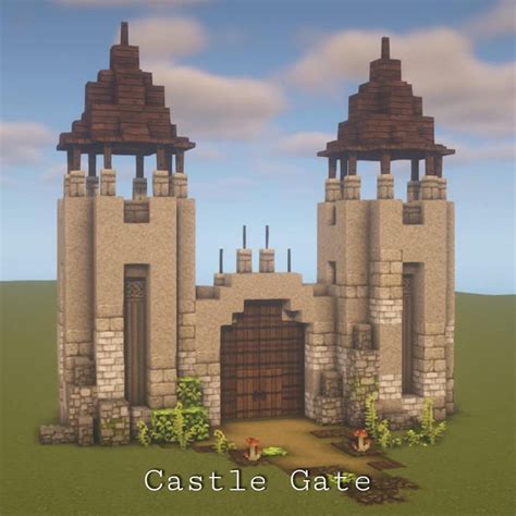 Beautiful Castle Gate In Minecraft Rate It 1 10