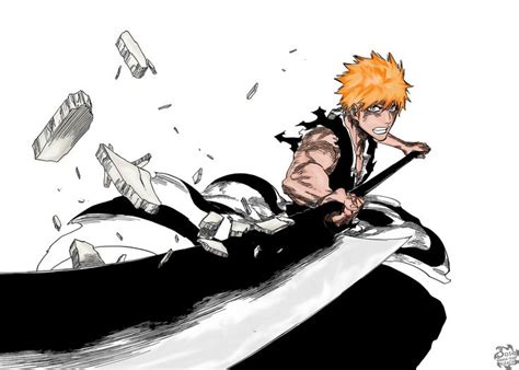 Ichigo Zangetsu Bleach Bleach Drawing Bleach Manga Bleach Anime