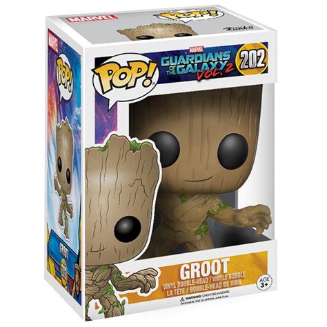 Figurine Pop Groot 25 Cm Guardians Of The Galaxy Vol 2 202 Pas Cher