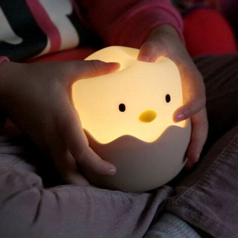 Lampe De Nuit Poulet Pour Table De Nuit Enfant Led Veilleuse Et