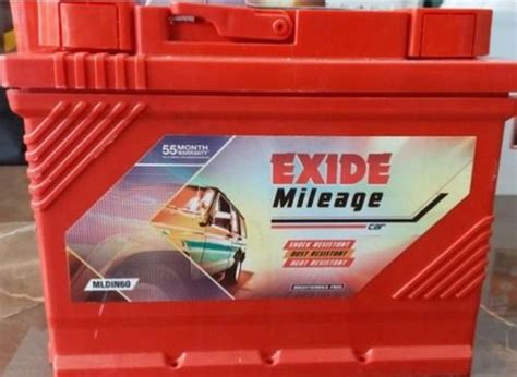 Exide Mileage Ml Din Car Battery Ah With Months Warranty For