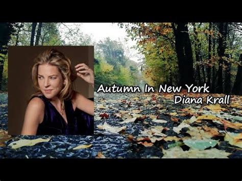 Diana Krall Autumn In New York Lyrics Youtube