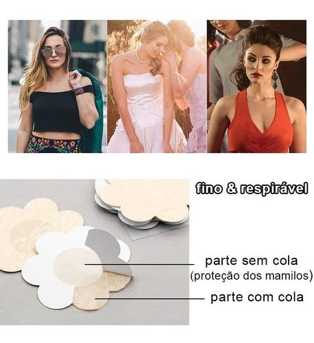 Kit Nipple Cover Renda Tapa Bico Adesivo Seio Mamilo A Mercadolivre