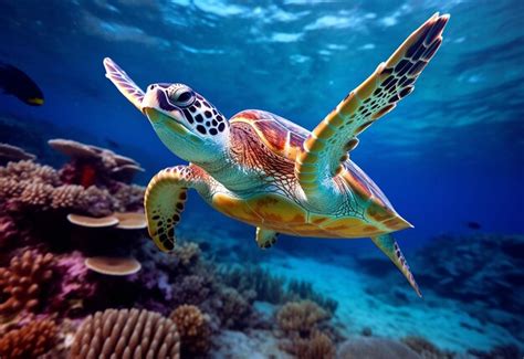 Foto de tartarugas marinhas tartarugas subaquáticas na areia da praia