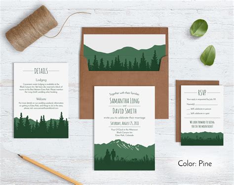 27+ Amazing Photo of Forest Wedding Invitations - regiosfera.com