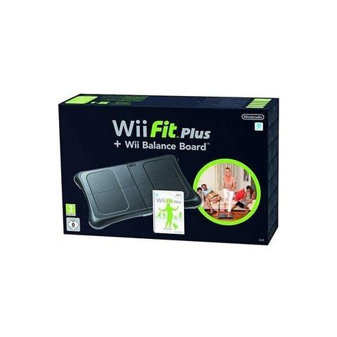 Nintendo Wii Gaming Kit Fit Plus Balance Board Black Games Nordic