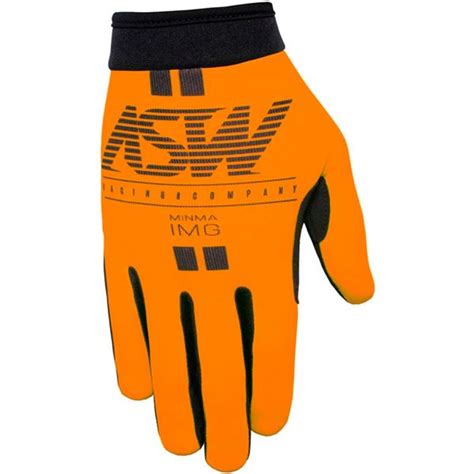 Luva Asw Race Minimal Laranja Fluor Grid Motors