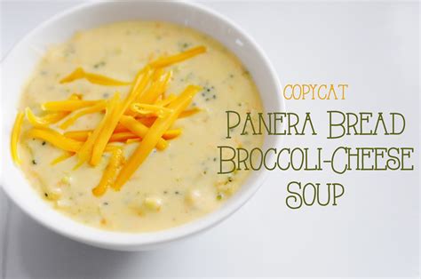 Meredith S Recipes Copycat Recipe Panera Bread Broccoli Cheese Soup