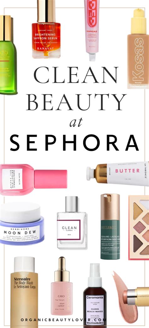 50 Clean Beauty Brands At Sephora Complete List Organic Beauty Lover