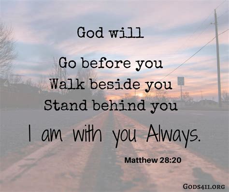 God Is Always With You Quotes From The Bible Adolph Egan