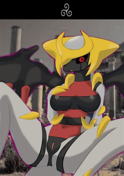 Rule 34 Anthro Breasts Color Female Female Only Front View Giratina Nipples Nude Pokemon